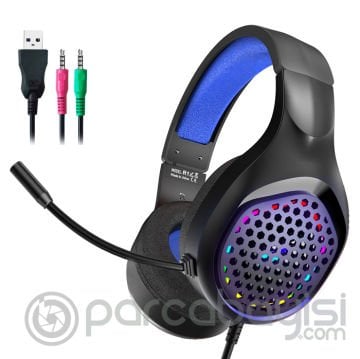 XMOWi R1 Gaming Mikrofonlu RGB Oyuncu Kulaklığı PC- Dizüstü  Ve Ps4