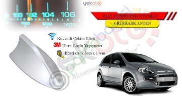 Fiat Punto Evo Uyumlu Gri Shark Anten Köpek Balığı Anten