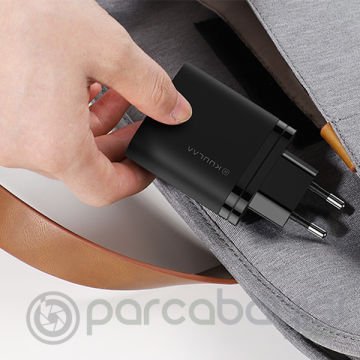 KUULAA 1 Usb QC3.0 1 PD 36W Universal Hızlı Şarj Başlık