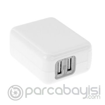 Haweel Universal Seyahat Şarj Adaptör İPhone Ve 1 Mikro Usb Şarj Kablosu Set