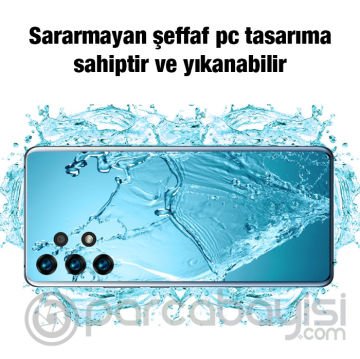 Ally SM Galaxy A13 4G Kılıf Kamera Korumalı Ultra İnce Şeffaf Silikon