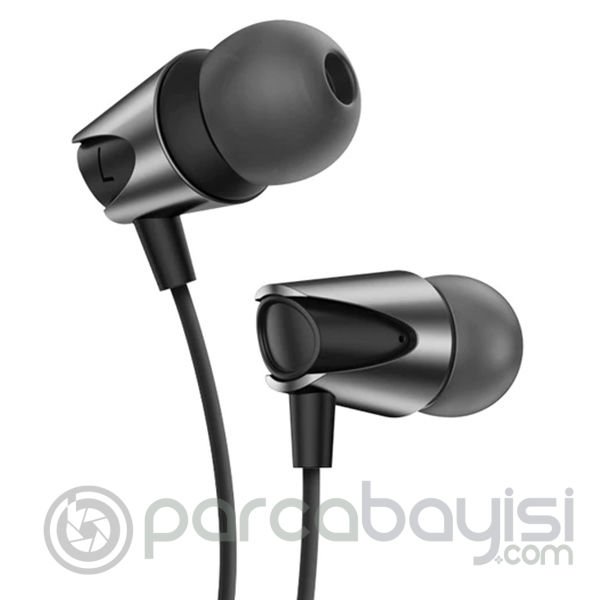 KUULAA Zinc Alloy 3.5mm Jack Mikrofonlu Kulak İçi Kulaklık