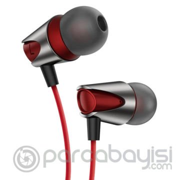 KUULAA Zinc Alloy 3.5mm Jack Mikrofonlu Kulak İçi Kulaklık