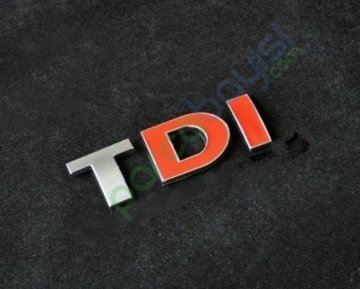 Tdı Metal 3D Amblem Logo Orjinal Style Kırmızı Gri