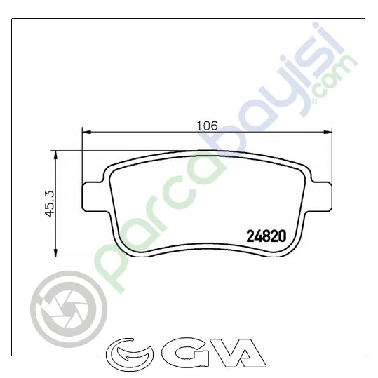 Renault Fluence Arka Balata Seti 2013 Sonrası 440603558R-440604694R