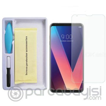 Lg V30-V30+ Plus Full Liquid+Uv Işık 3d Kırılmaz Cam Ekran Koruyucu