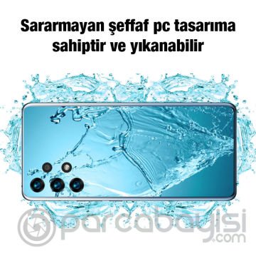 Ally SM Galaxy A23 5G Kılıf Kamera Korumalı Ultra İnce Şeffaf Silikon Kılıf