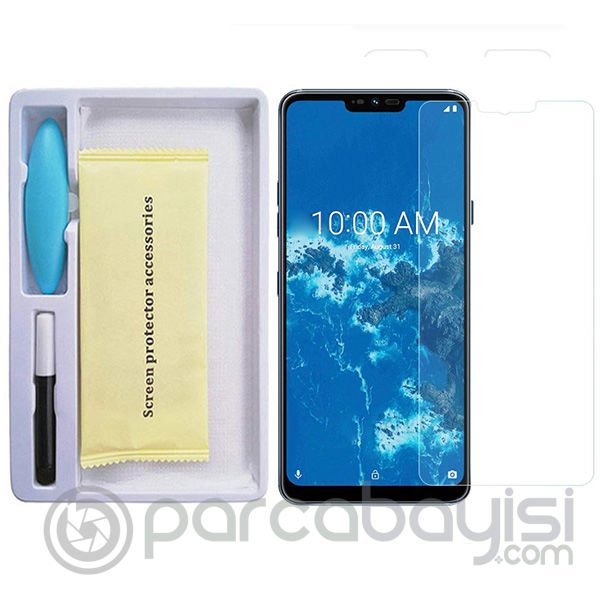 Lg G7 Thinq G7+ Plus Full Liquid+Uv Işık 3d Kırılmaz Cam Koruyucu