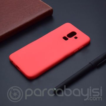 Galaxy J8 2018 Kamera Korumalı Slim Fit Soft Premium Silikon Kılıf