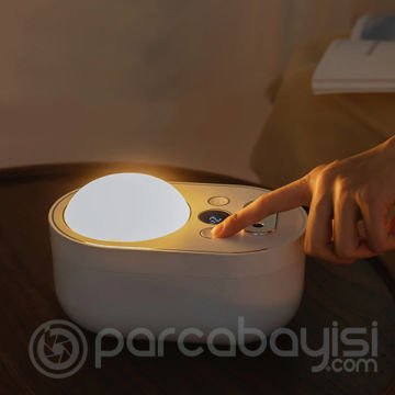 1000ML Çocuk Odası İçin Double Spray Hava Nemlendirici Buhar Makinası Led Işıklı Humidifier