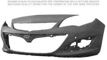 TAMPON ÖN 2 SENSÖRLÜ ASTARLI OPEL ASTRA J 2013-2015 | 13395651 | 13395651