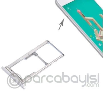 Meizu M3 Note Sim Hafıza Kart Kapağı Tutucu