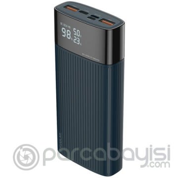 KUULAA 18W 20000mAh Power Bank Type-C PD Hızlı şarj + Quick Charge 3.0 USB