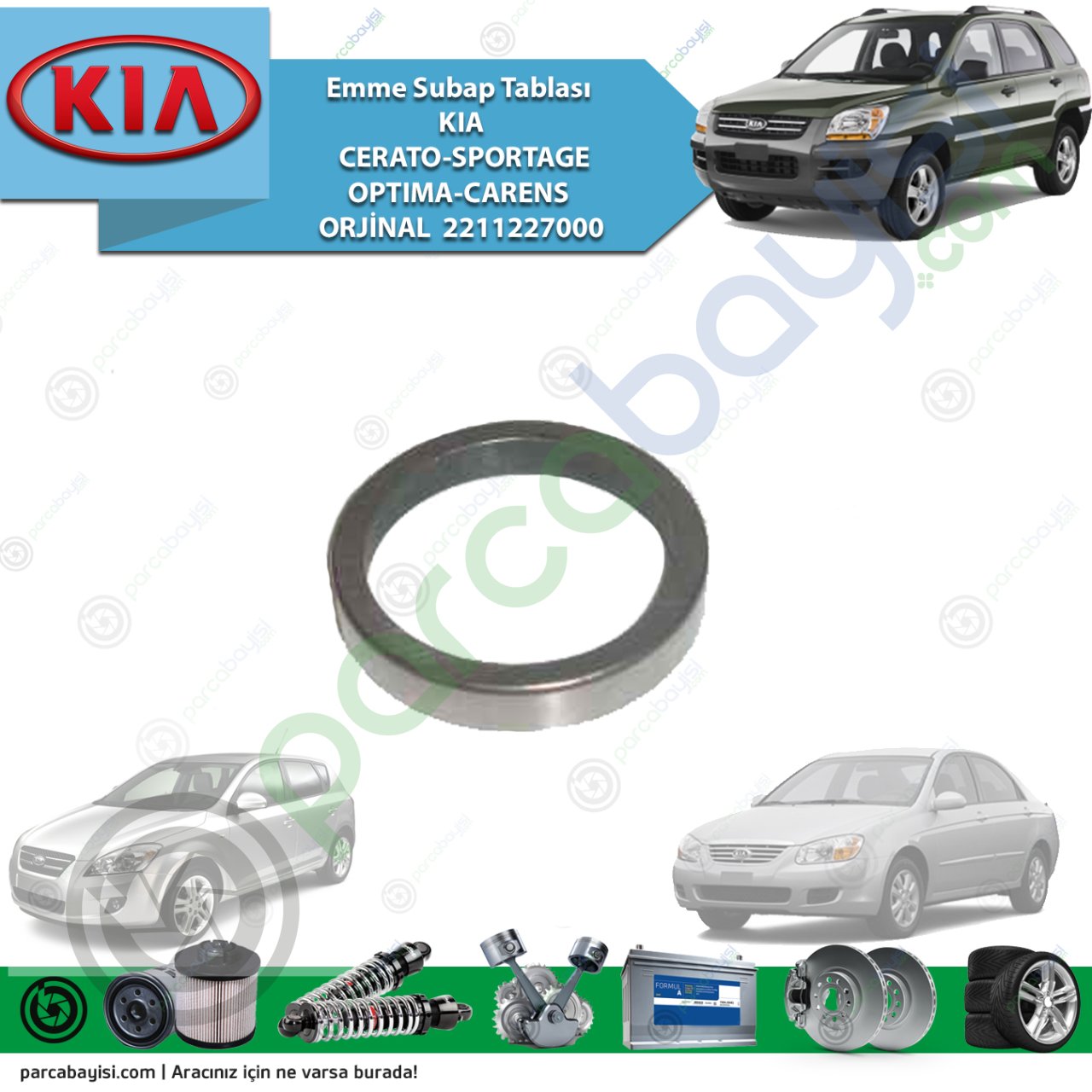 Emme Subap Tablası Kia Cerato-Sportage-Optıma-Carens Orijinal | 2211227000