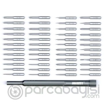 JAKEMY JM-8169 49 1Profesyonel Hassas Mini Taşınabilir Manyetik Tornavida Uç Seti