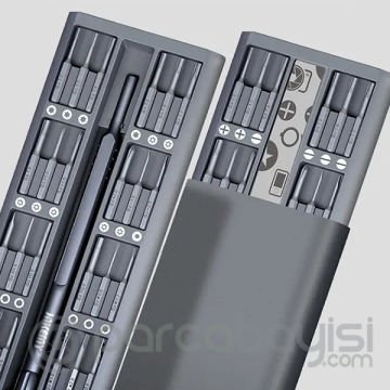JAKEMY JM-8169 49 1Profesyonel Hassas Mini Taşınabilir Manyetik Tornavida Uç Seti
