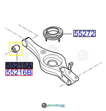 Kia Sportage Arka Amortisör Alt Burcu Orjinal | 552152S000