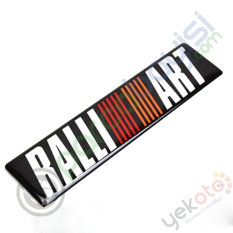 Ralli Art 3D Logo Amblem Sticker
