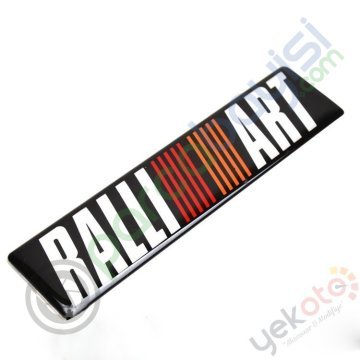 Ralli Art 3D Logo Amblem Sticker