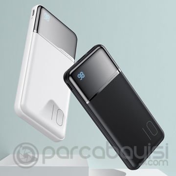 KUULAA 10000mAh LED Digital Display Dual USB Çıkışlı Power Bank
