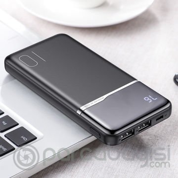 KUULAA 10000mAh LED Digital Display Dual USB Çıkışlı Power Bank