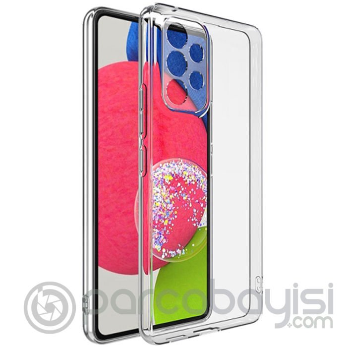 Ally SM Galaxy A53 5G Kılıf Kamera Korumalı Ultra İnce Şeffaf Silikon Kılıf