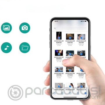 İOS iPhone İçin Erkek Usb Type C Dişi Otg Kulaklık ve Şarj Adaptörü