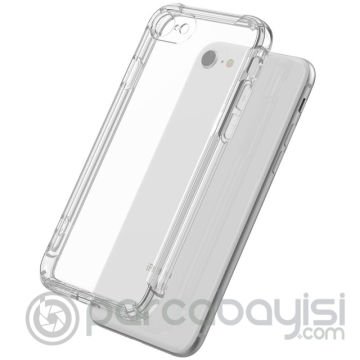 Ally iPhone SE3-SE2 İPhone 8-7 Kılıf Anti-Drop Darbe Emici Silikon Kılıf