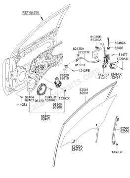 Kia Sportage Ön Cam Kan. Fitili Sol Orjinal | 825300Z000