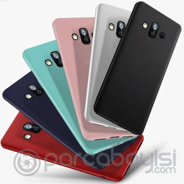 Ally Samsung Galaxy J7 Duo İçin Slim Fit Soft Premium Kamera Korumalı Silikon Kılıf