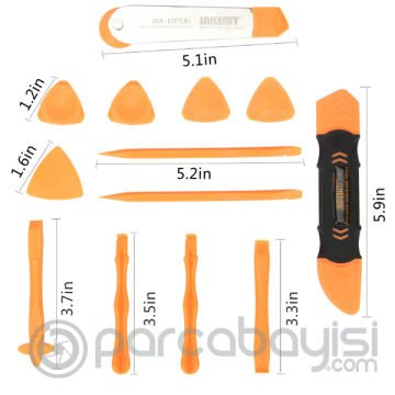 Jakemy JM-OP15 13 Parça Çok Amaçlı Tamir Seti-Telefon Sökme Seti