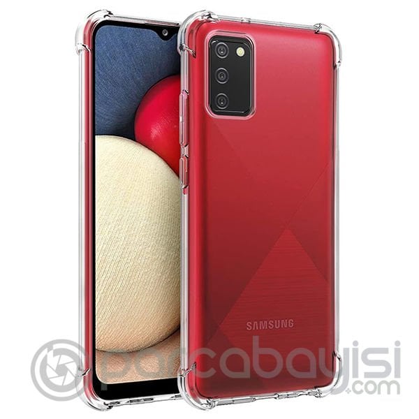 SM Galaxy A02S - M02S Anti-Drop Shockproof Darbe Emici Silikon Kılıf