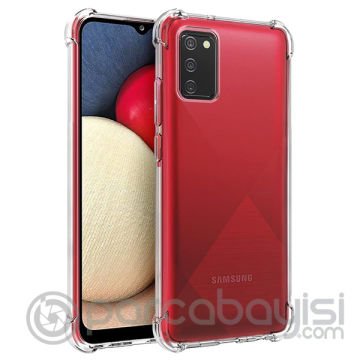 SM Galaxy A02S - M02S Anti-Drop Shockproof Darbe Emici Silikon Kılıf