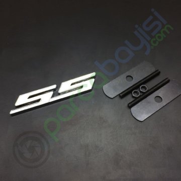 Ss Ön Panjur Logo Metal Sticker Beyaz