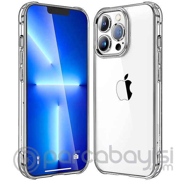 iPhone 13 Pro 6.1inç Anti-Drop Shockproof Darbe Emici Silikon Kılıf