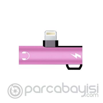İPhone 3.5mm Kulaklık Ve Şarj Dönüştürücü Başlık Adaptör