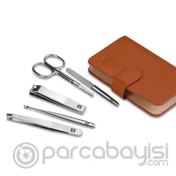 Xiaomi HUOHOU Profesyonel Paslanmaz Çelik Tırnak Makası Güzellik Makas Cımbız Set