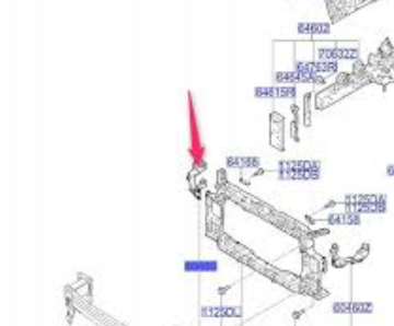Kia Ceed Sağ Ön Panel Braket Orjinal | 64166A2000