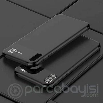 İphone X Xs 10 Fit Premium Silikon+ Cam Kılıf