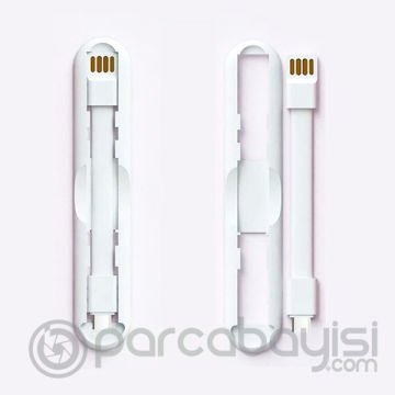2in1 Usb Type C Mini Usb Şarj Ve Telefon Yüzük Tutucu Stand