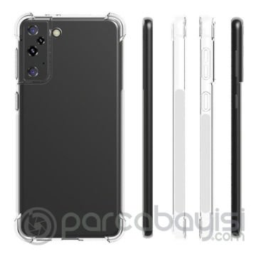 SM Galaxy S21 Plus S30 Plus Shockproof Darbe Emici Silikon Kılıf