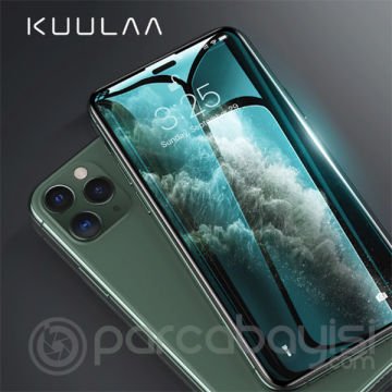 KUULAA İPhone 11 Pro Max,XS Max,3D Full Kırılmaz Tempered Cam Koruyucu