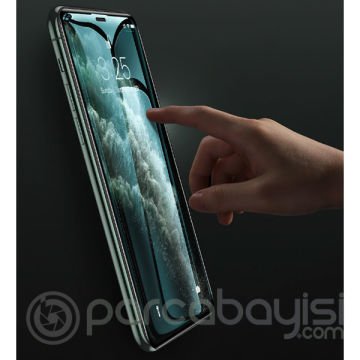 KUULAA İPhone 11 Pro Max,XS Max,3D Full Kırılmaz Tempered Cam Koruyucu