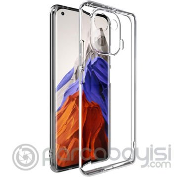 Ally Xiaomi Mi 11 Pro Kılıf Kamera Korumalı Ultra İnce Şeffaf Silikon Kılıf