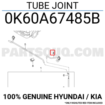 Kia Bongo 1997-2004 Silecek Memesi Sol Orjinal | 0K60A67485B