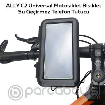 ALLY C2 Universal Motosiklet Bisiklet Su Geçirmez Telefon Tutucu