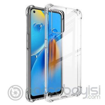 OPPO Reno F19-A74 Kamera Korumalı Shockproof Silikon Kılıf