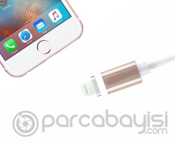 İPhone 12-11,11 Pro- 7-8 X Plus Manyetik Şarj Kablosu