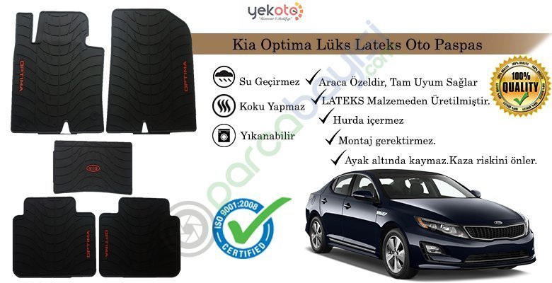 Kia Optima Lüks Lateks Oto Paspas