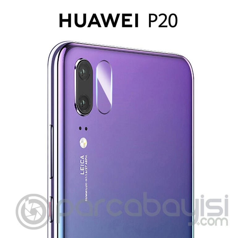 Huawei P20 Yüksek Çözünürlüklü Kamera Lens Koruma Camı